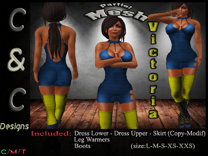 C&C Mesh - Victoria (DEMO) Only Boots !!!!!