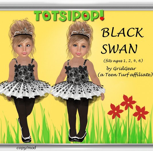 TOTSIPOP! Black Swan (ages 2 4 6)