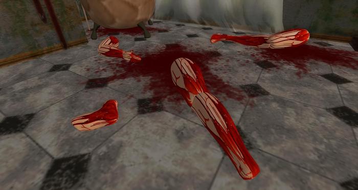Bloody Body Legs and Arms parts