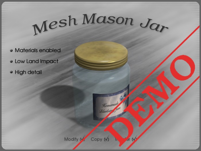 Glass Jar (full Perm)