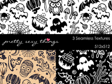 Seamless Spooky Halloween Textures PST