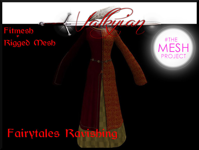 ~Valkyrian~ Fairytale TEAL "FitMesh/MESH"