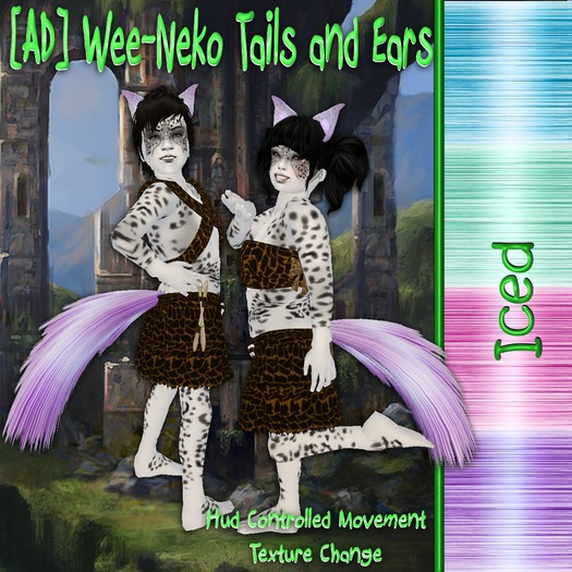[AD] Wee-Neko Thin Tails and Ears-Blacks