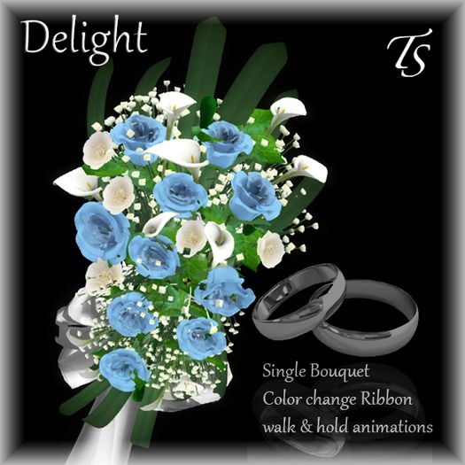 TS-Bouquet-Delight #3-Baby Blue