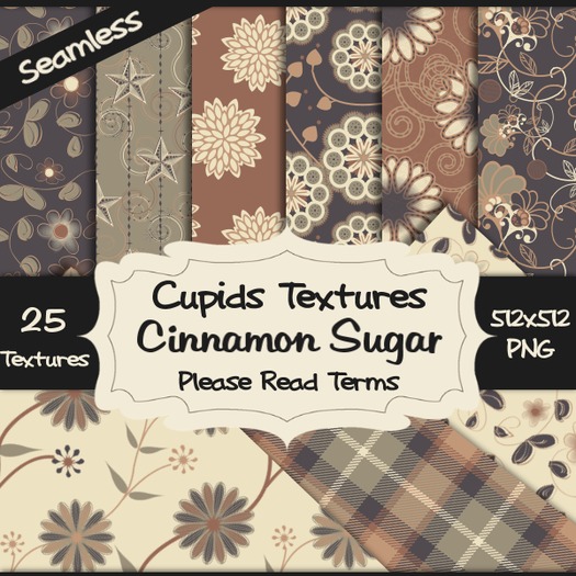 *Cupids Textures * 25 CINNAMON SUGAR