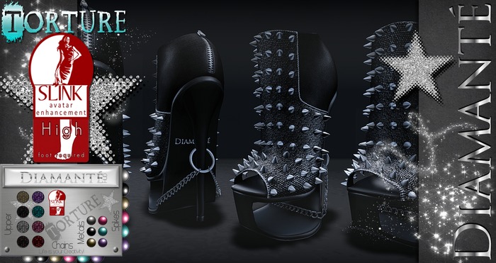 :Diamante: Torture - High Feet - Rigged