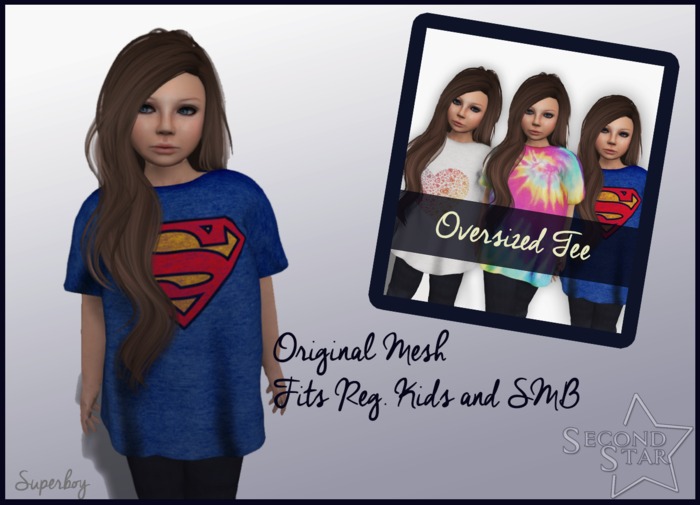 Oversized Tee - Superboy