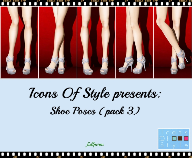 IOS Shoe Poses (pack 3) fullperm