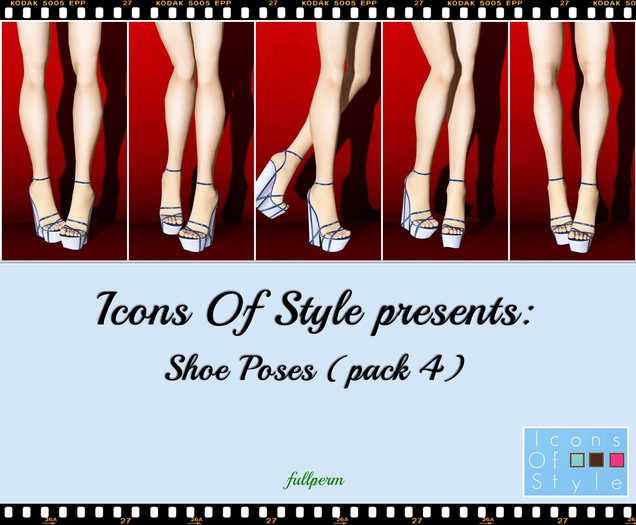 IOS Shoe Poses (pack 4) fullperm