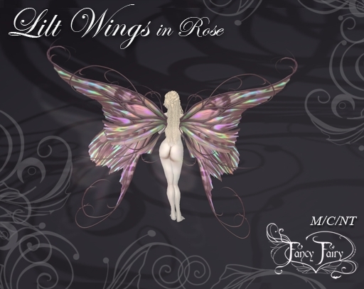 Lilt Scripted Fairy Wings in Rose - Fancy Fairy