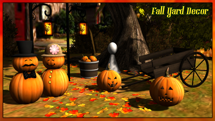 {XO} Full Perm Fall Yard Decor