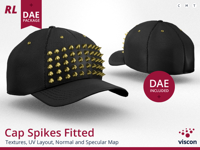 *viscon* Mesh Cap Spikes Fitted RL - DAE Pack