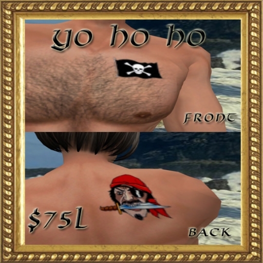 Ink Blots    Yo Ho Ho Pirate Tattoo 
