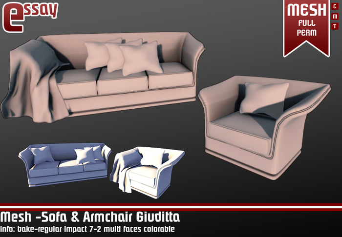 [E]sofa & Armchair Giuditta