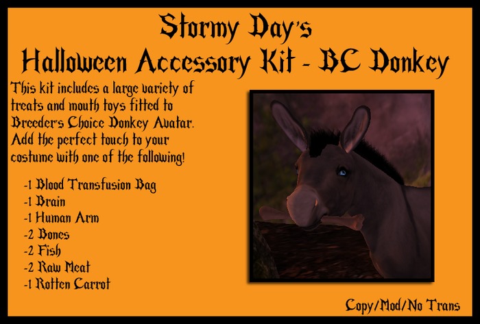 SD's Halloween Accessory Kit - (BC Donkey)