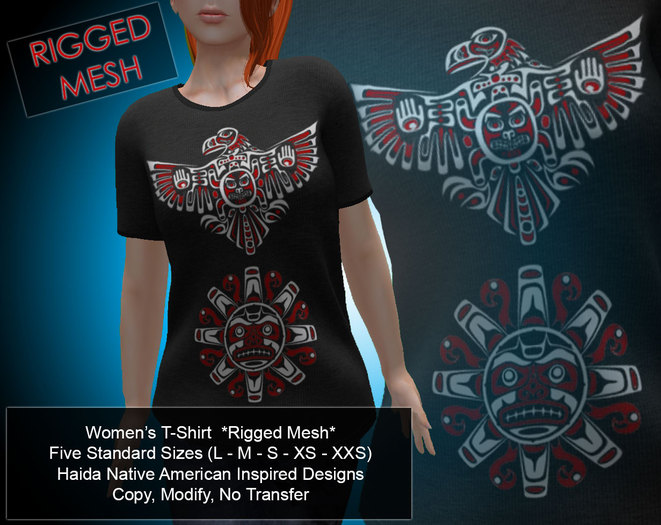 Haida T-Shirt Black (Women) boxed