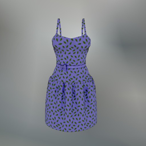Sea Leaf Mesh Dress