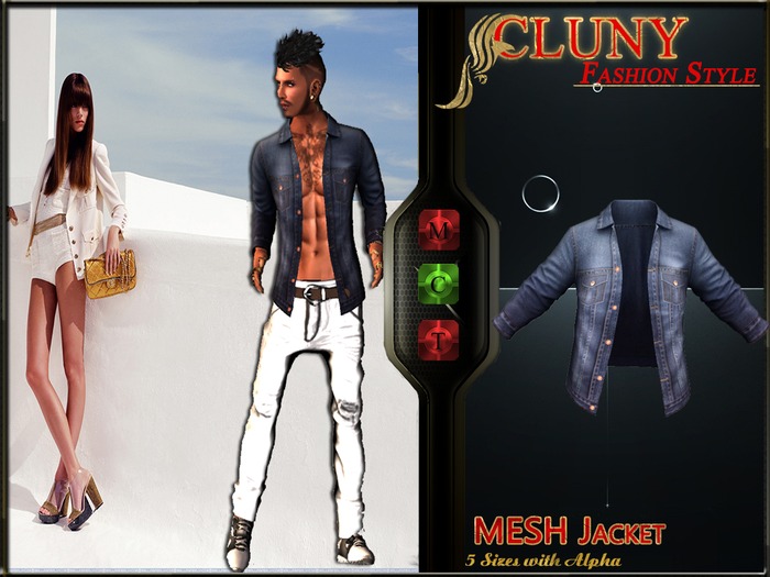 =C.F.S= Mesh jean jacket demo