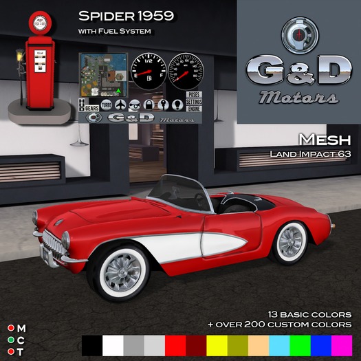 G&D MOTORS Spider 1959 