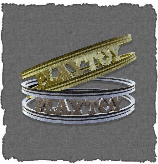 <AA> COllar "Playtoy" (Gold&Silver) RLV
