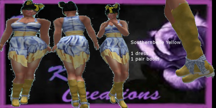 Southernbelle Yellow Dress