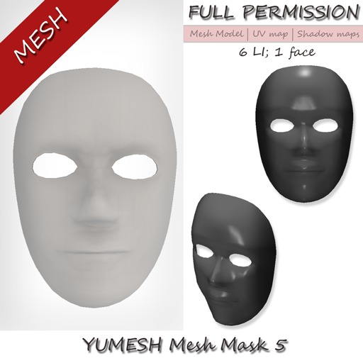 YUMESH mesh Mask #5 Full Perm