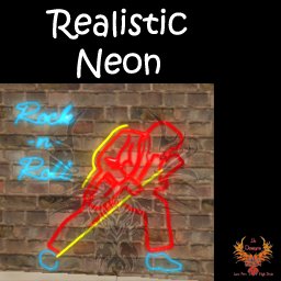 Rock and Roll Elvis Lookalike Neon Sign