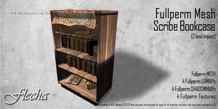FLECHA scribe bookcase fullperm