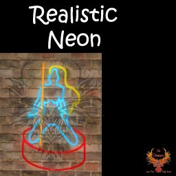 Kneeling Pole Dancer Neon Sign