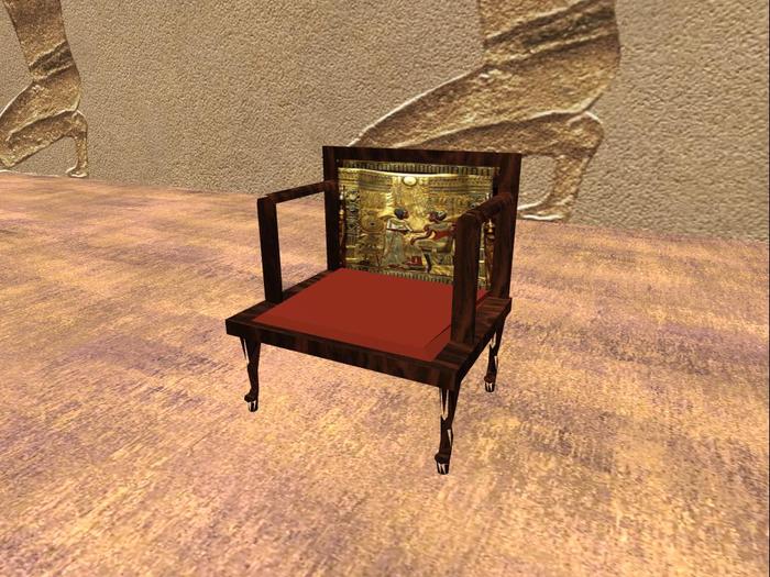 Egyptian Throne Chair-