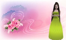 Green Corset Dress,Petite(boxed)