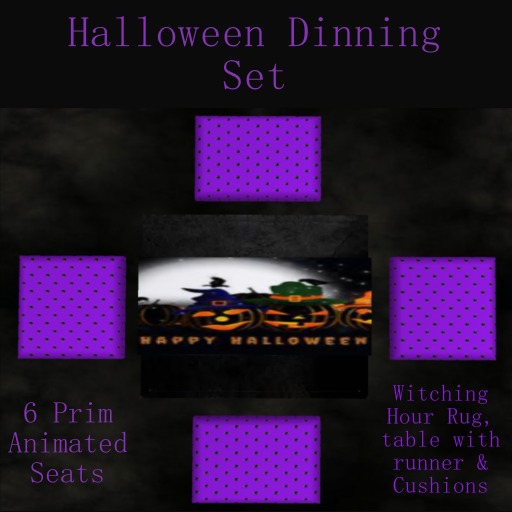 Halloween Dinning Set [Purple] @ Enchanted