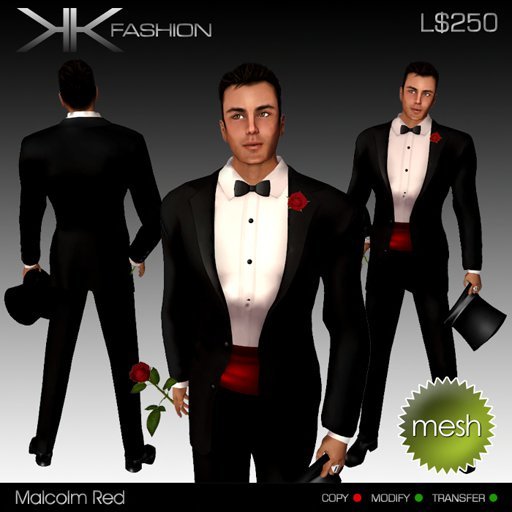 KKF - Malcom Tuxedo - Red Wrap