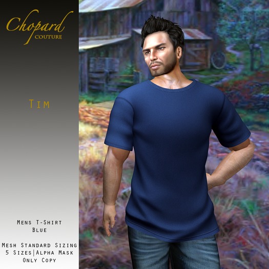 *Chopard Couture* Tim - T-Shirt Blue (Mesh)
