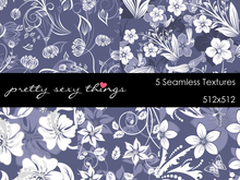 Seamless Purple Floral PST