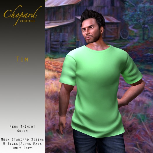 *Chopard Couture* Tim - T-Shirt Green (Mesh)