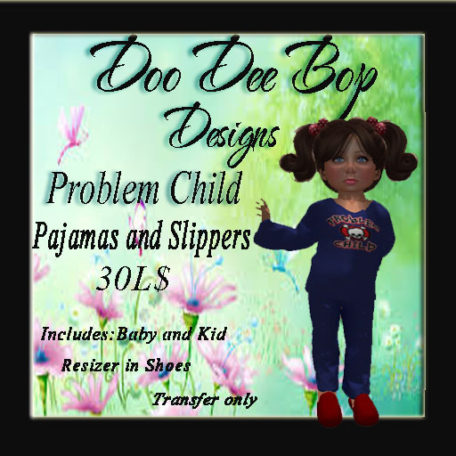 ~DDB~PROBLEM CHILD PJs and Slippers