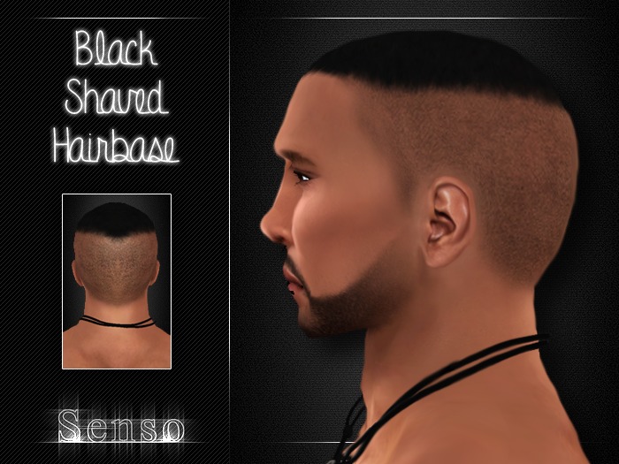 .:Senso:. Black Shaved Hairbase