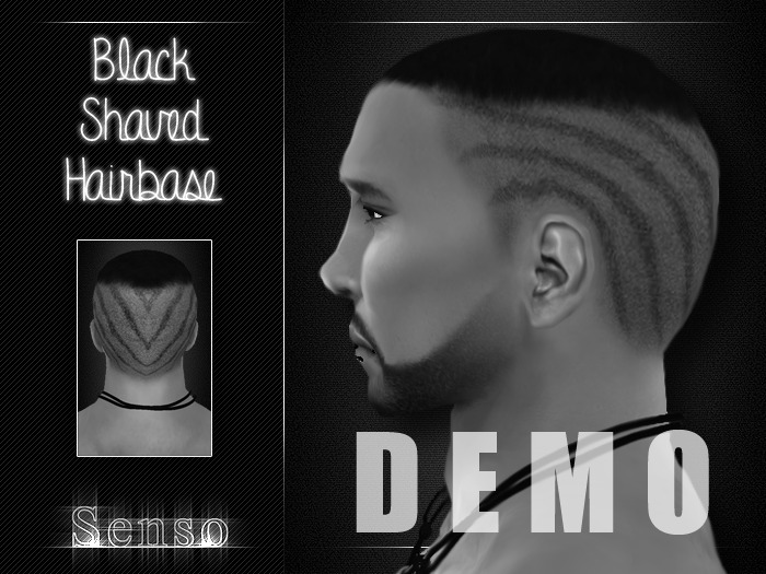.:Senso:. Black Striped Hairbase DEMO
