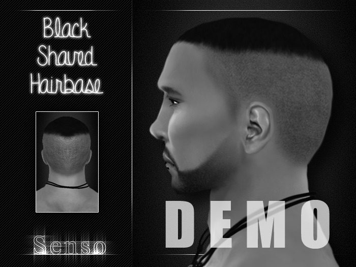 .:Senso:. Black Shaved Hairbase DEMO