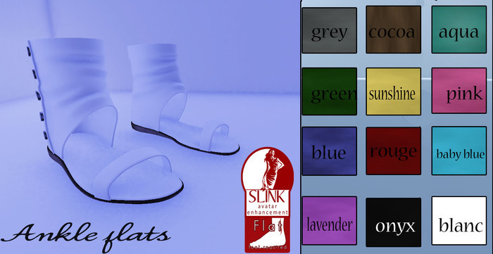 Slink ankle flats(12 pairs)