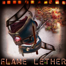 DDD__temporary wing armband_flame_leather