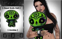 [Kaos] Dead Skully Doll - White