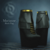 . ManiacQuintessa . MARIANNE booties ~ Black Flag #TheMeshProject