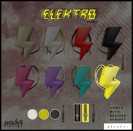 ! . NOVA9 . !: Elektro Backpack (Beige)