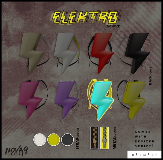 ! . NOVA9 . !: Elektro Backpack (Beige)