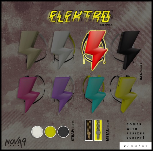! . NOVA9 . !: Elektro Backpack (Red)