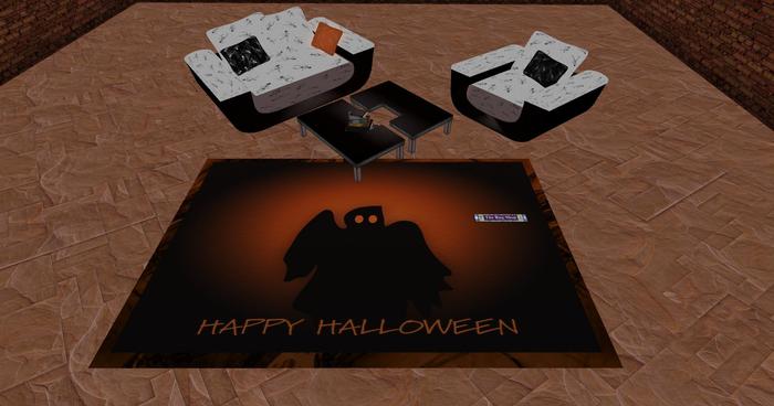 A, Skull in tribal, halloween