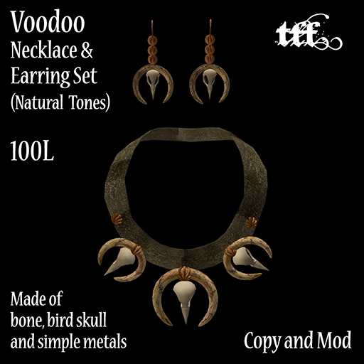 Voodoo Jewelry Set - Natural Tones