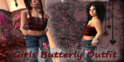 Girls Butterfly Outfit